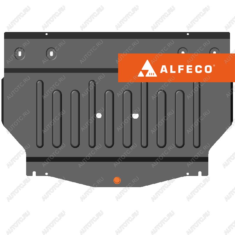 15 399 р. Защита картера и КПП (V-all) ALFECO  Changan CS55 (2017-2018) дорестайлинг (алюминий 4 мм)  с доставкой в г. Краснодар