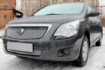 3 099 р. Защита радиатора (низ) Стрелка11 Стандарт  Chevrolet Cobalt (2011-2016), Ravon R4 (2016-2020) (хром)  с доставкой в г. Краснодар. Увеличить фотографию 2