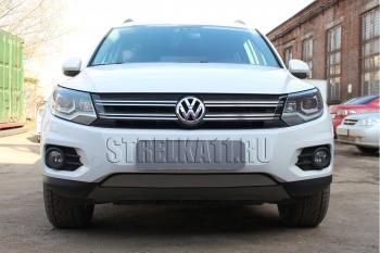 Защита радиатора (Track&Field) Стрелка11 Стандарт Volkswagen (Волксваген) Tiguan (Тигуан)  NF (2011-2017) NF рестайлинг