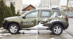 8 749 р. Накладки на колёсные арки RA  Renault Duster  HS (2015-2021) рестайлинг (Неокрашенные)  с доставкой в г. Краснодар. Увеличить фотографию 2