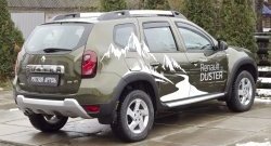 8 749 р. Накладки на колёсные арки RA  Renault Duster  HS (2015-2021) рестайлинг (Неокрашенные)  с доставкой в г. Краснодар. Увеличить фотографию 5