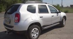 3 999 р. Накладки на двери Petroil Tuning Renault Duster HS дорестайлинг (2010-2015) (Тисненый пластик)  с доставкой в г. Краснодар. Увеличить фотографию 2