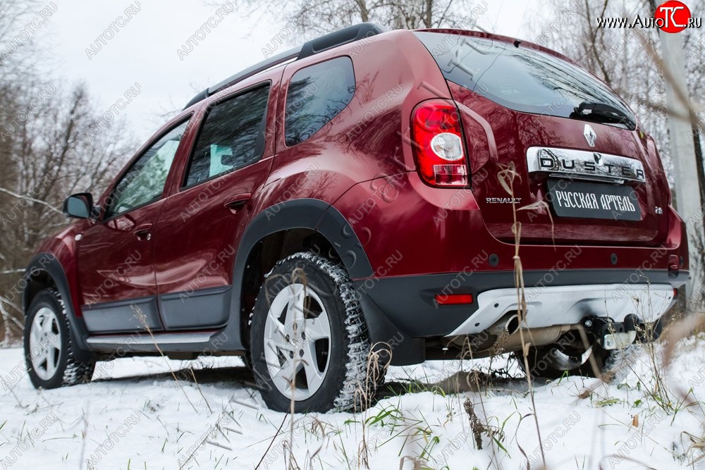 7 999 р. Диффузор заднего бампера RA Renault Duster HS дорестайлинг (2010-2015)  с доставкой в г. Краснодар