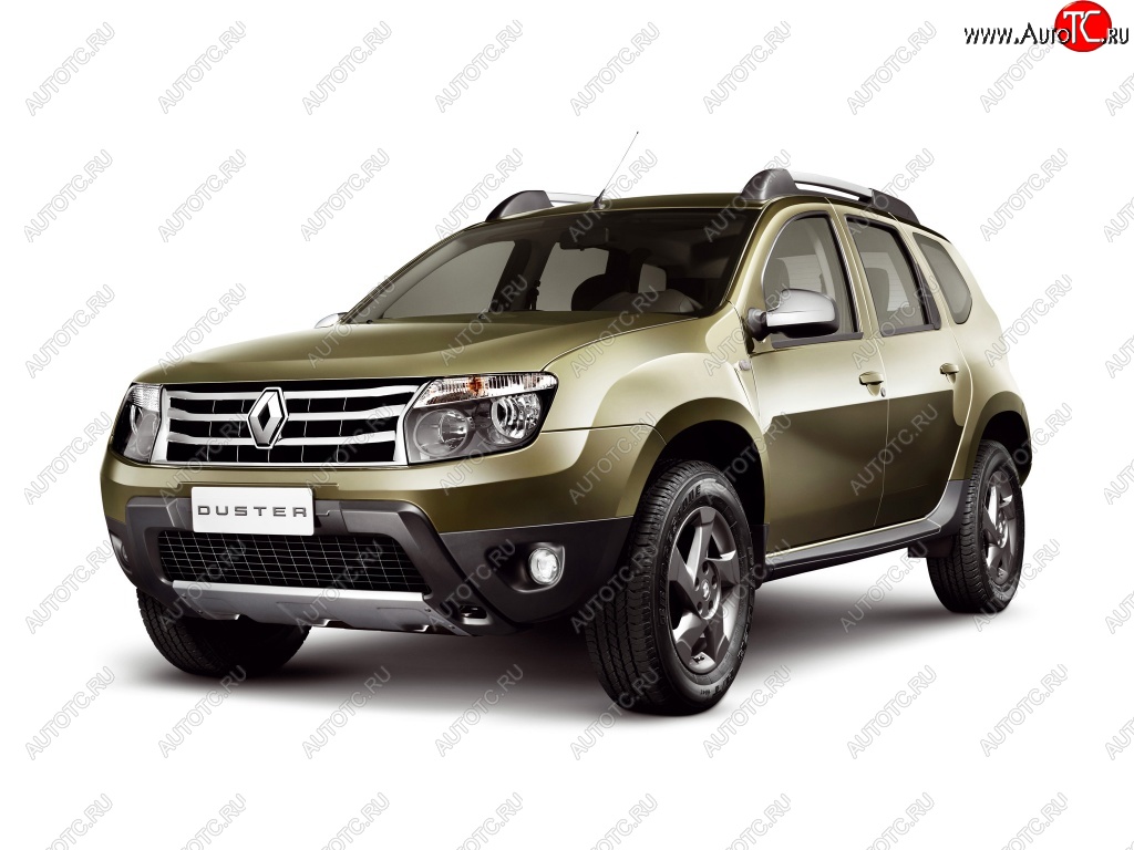 5 999 р. Передний бампер Стандартный (с отверстиями под ПТФ) Renault Duster HS дорестайлинг (2010-2015) (Неокрашенный)  с доставкой в г. Краснодар