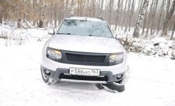 4 599 р. Решётка радиатора DM-Style  Renault Duster  HS (2010-2015) дорестайлинг (Без сетки, Неокрашенная глянец (под окраску))  с доставкой в г. Краснодар. Увеличить фотографию 3