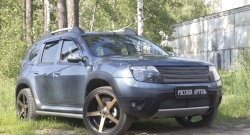 2 199 р. Защитная сетка решетки переднего бампера (с обвесом без дхо) РА  Renault Duster  HS (2010-2015) дорестайлинг  с доставкой в г. Краснодар. Увеличить фотографию 2