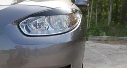 1 099 р. Реснички RA на фары дорестайлинг Renault Fluence дорестайлинг (2010-2012) (Неокрашенные)  с доставкой в г. Краснодар. Увеличить фотографию 3