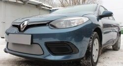 1 539 р. Сетка на бампер Russtal (хром) Renault Fluence дорестайлинг (2010-2012)  с доставкой в г. Краснодар. Увеличить фотографию 2