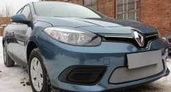 1 539 р. Сетка на бампер Russtal (хром) Renault Fluence дорестайлинг (2010-2012)  с доставкой в г. Краснодар. Увеличить фотографию 3