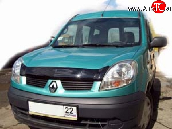 2 699 р. Дефлектор капота NovLine Renault Kangoo KC рестайлинг (2003-2007)  с доставкой в г. Краснодар