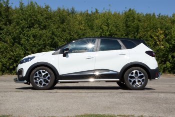 18 849 р. Защита заднего бампера Petroil Tuning Волна (d51) Renault Kaptur дорестайлинг (2016-2020) (Нержавеющая полированная сталь)  с доставкой в г. Краснодар. Увеличить фотографию 3