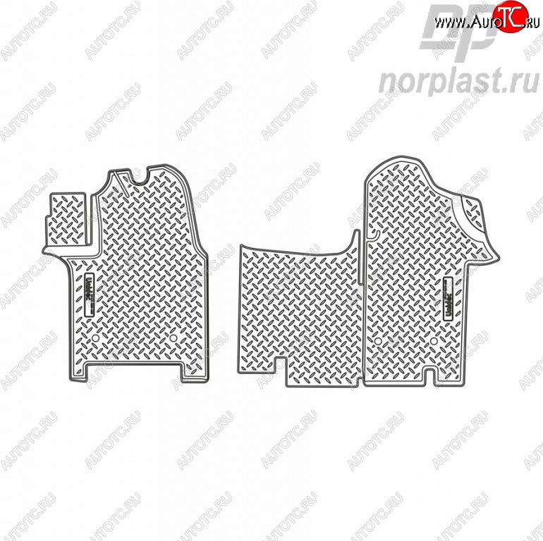 1 899 р. Комплект ковриков в салон Norplast  Renault Master  FV,JV (2010-2018) фургон дорестайлинг, фургон 1-ый рестайлинг  с доставкой в г. Краснодар