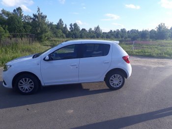 6 499 р. Спойлер INMAX Renault Sandero (B8) дорестайлинг (2014-2018) (неокрашенный)  с доставкой в г. Краснодар. Увеличить фотографию 5