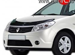 Дефлектор капота NovLine Renault Sandero (BS) (2009-2014)