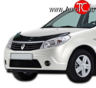 2 699 р. Дефлектор капота NovLine Renault Sandero Stepway (BS) (2010-2014)  с доставкой в г. Краснодар