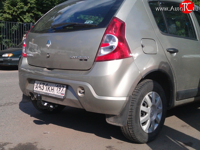 10 799 р. Фаркоп (хетчбек) NovLine Renault Sandero (BS) (2009-2014)  с доставкой в г. Краснодар