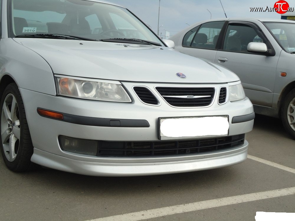 7 299 р. Накладка Sport на передний бампер SAAB 9-3 YS3F универсал дорестайлинг (2003-2007)  с доставкой в г. Краснодар