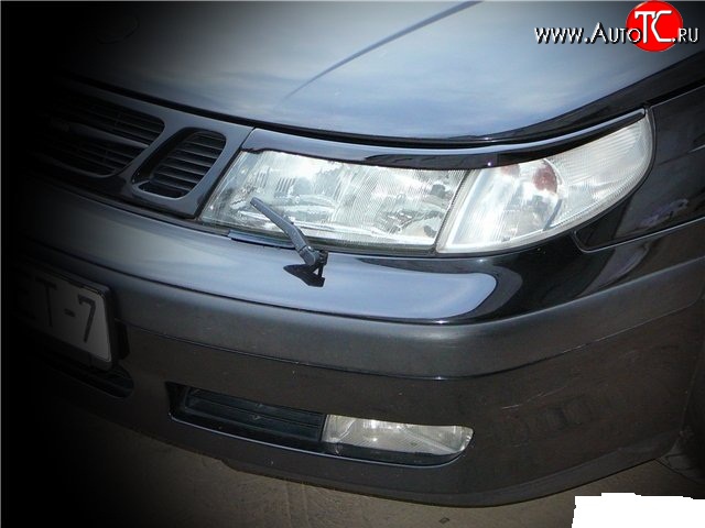 1 119 р. Реснички Sport на фары SAAB 9-5 YS3E cедан дорестайлинг (1997-2001)  с доставкой в г. Краснодар