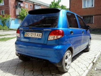 2 299 р. Спойлер двери задка Автостайл Daewoo Matiz M100 дорестайлинг (1998-2000) (неокрашенный)  с доставкой в г. Краснодар. Увеличить фотографию 1