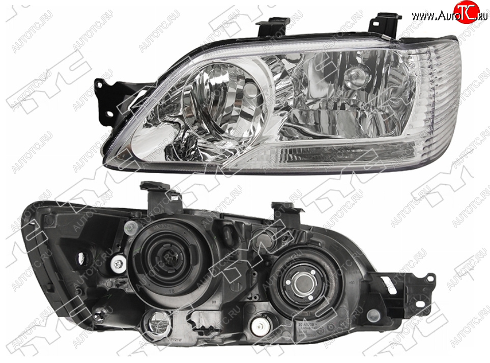 9 499 р. Левая фара (под 2 лампочки) TYC Mitsubishi Lancer Cedia 9 CS универсал (2000-2003)  с доставкой в г. Краснодар