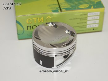 20 999 р. Поршни (VolksWagen 2,0 CZPA под палец 23/51мм кольца 1,2/1,5/2,0) СТИ  Audi A3 (8VS седан,  8VA хэтчбэк 5 дв.,  8V1,  8Y седан,  8Y хэтчбэк 5 дв.), Q2 (GA), Seat Ateca 5FP, Skoda Ateca (5FP), Volkswagen Passat (B8,  B8.5), T-Roc (универсал), Tiguan (Mk2) (диаметр поршня: 82.5 мм)  с доставкой в г. Краснодар. Увеличить фотографию 2