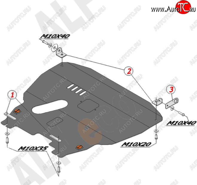 16 599 р. Защита картера двигателя и КПП Alfeco  Chevrolet Aveo  T200 (2002-2008) хэтчбек 5 дв, седан (Алюминий 4 мм)  с доставкой в г. Краснодар