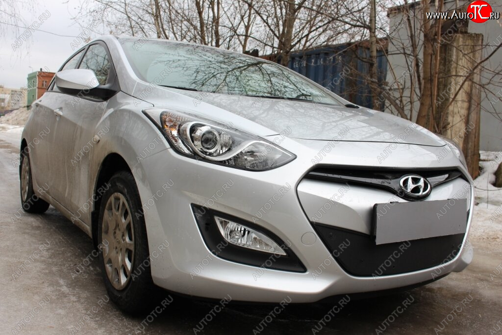 3 179 р.           Защита радиатора Hyundai i30 2013-2015 black  Hyundai I30  2 GD (2011-2015) дорестайлинг универсал, дорестайлинг, хэтчбэк 5 дв. (черная)  с доставкой в г. Краснодар