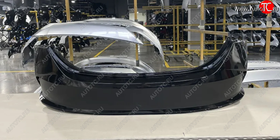 2 579 р. Задний бампер Технопласт Hyundai Solaris HCR седан рестайлинг (2020-2022)  с доставкой в г. Краснодар