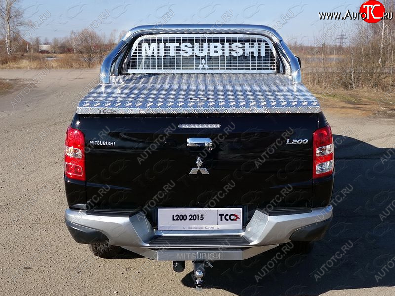 73 399 р. Крышка багажника (алюминий) TCC  Mitsubishi L200  5 KK,KL (2018-2022) рестайлинг  с доставкой в г. Краснодар