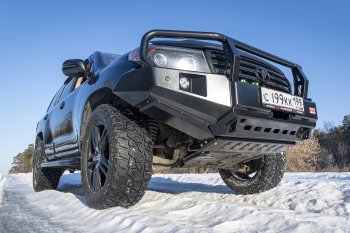 65 999 р. Бампер передний силовой РИФ  Toyota Land Cruiser  200 (2007-2015) дорестайлинг, 1-ый рестайлинг (С дополнительными фарами, защитной дугой и защитой бачка омывателя)  с доставкой в г. Краснодар. Увеличить фотографию 13