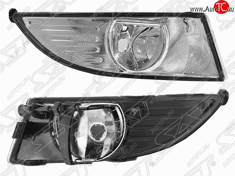 1 429 р. Правая противотуманная фара SAT (под одну лампу)  Skoda Fabia  Mk2 - Roomster  5J  с доставкой в г. Краснодар