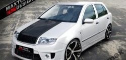 Передний бампер Maxton Skoda Fabia Mk1 хэтчбек рестайлинг (2004-2008)