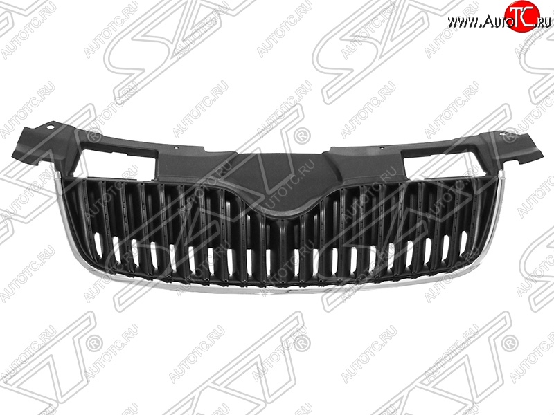 3 099 р. Решётка радиатора SAT Skoda Fabia Mk2 универсал дорестайлинг (2007-2010) (Неокрашенная)  с доставкой в г. Краснодар