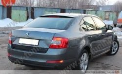 4 649 р. Козырёк на заднее стекло RS  Skoda Octavia  A7 (2012-2017) дорестайлинг лифтбэк (Неокрашенный)  с доставкой в г. Краснодар. Увеличить фотографию 5