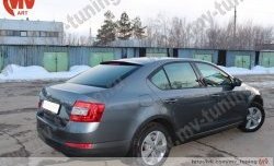 4 649 р. Козырёк на заднее стекло RS  Skoda Octavia  A7 (2012-2017) дорестайлинг лифтбэк (Неокрашенный)  с доставкой в г. Краснодар. Увеличить фотографию 6