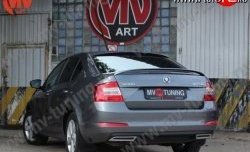 5 849 р. Спойлер RS  Skoda Octavia  A7 (2012-2020) дорестайлинг лифтбэк, рестайлинг лифтбэк (Неокрашенный)  с доставкой в г. Краснодар. Увеличить фотографию 2