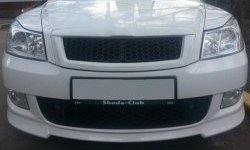 3 949 р. Накладка на передний бампер CT v3 Skoda Octavia A5 рестайлинг универсал (2008-2013) (Неокрашенная)  с доставкой в г. Краснодар. Увеличить фотографию 2