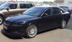 3 949 р. Накладка на передний бампер CT v3 Skoda Octavia A5 рестайлинг универсал (2008-2013) (Неокрашенная)  с доставкой в г. Краснодар. Увеличить фотографию 4