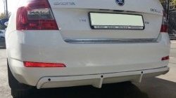 5 999 р. Накладка на задний бампер CT Skoda Octavia A7 дорестайлинг универсал (2012-2017) (Неокрашенная)  с доставкой в г. Краснодар. Увеличить фотографию 3