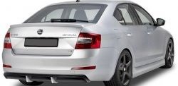 5 999 р. Пороги накладки CT Skoda Octavia A7 дорестайлинг лифтбэк (2012-2017) (Неокрашенные)  с доставкой в г. Краснодар. Увеличить фотографию 3