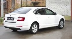 899 р. Реснички на фонари RA Skoda Octavia A7 дорестайлинг лифтбэк (2012-2017) (Неокрашенные)  с доставкой в г. Краснодар. Увеличить фотографию 2