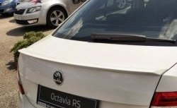 Лип спойлер CT Skoda Octavia A7 рестайлинг лифтбэк (2016-2020)