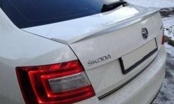 Лип спойлер RS Style Skoda Octavia A7 рестайлинг лифтбэк (2016-2020)