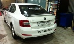 2 649 р. Спойлер LitCompany Skoda Octavia A7 рестайлинг лифтбэк (2016-2020) (Неокрашенный)  с доставкой в г. Краснодар. Увеличить фотографию 7