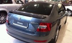 2 649 р. Спойлер LitCompany Skoda Octavia A7 рестайлинг лифтбэк (2016-2020) (Неокрашенный)  с доставкой в г. Краснодар. Увеличить фотографию 9