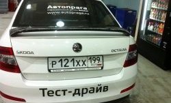 2 649 р. Спойлер LitCompany Skoda Octavia A7 рестайлинг лифтбэк (2016-2020) (Неокрашенный)  с доставкой в г. Краснодар. Увеличить фотографию 6