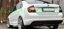 6 249 р. Пороги накладки CT Skoda Rapid NH3 дорестайлинг лифтбэк (2012-2017) (Неокрашенные)  с доставкой в г. Краснодар. Увеличить фотографию 5