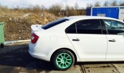 4 999 р. Спойлер RS style Skoda Rapid NH3 дорестайлинг лифтбэк (2012-2017) (Неокрашенный)  с доставкой в г. Краснодар. Увеличить фотографию 12