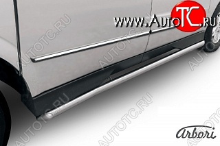 12 059 р. Защита порогов Arbori SSANGYONG Actyon Sport (2012-2025)  с доставкой в г. Краснодар