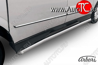 12 869 р. Защита порогов Arbori SSANGYONG Actyon Sport (2012-2024)  с доставкой в г. Краснодар